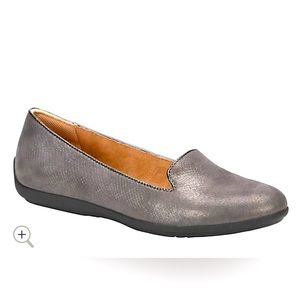 Comfortiva Marybeth Charcoal Suede Loafer